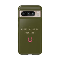 Green & Pink 'Pretty Girls Go Hunting' (Horse Shoe)