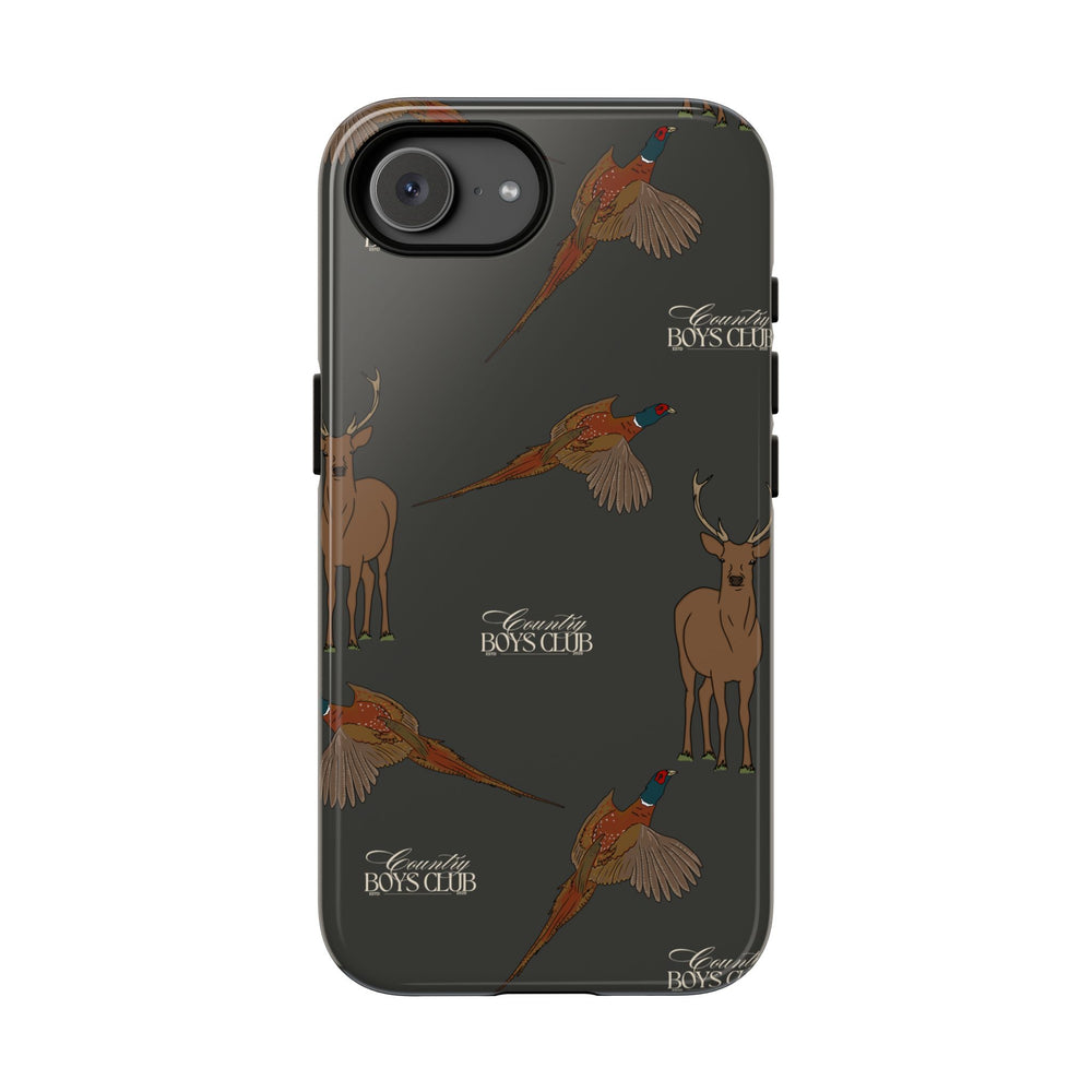 Charcoal 'Boys Stags & Pheasants' Case  | CBC x Country Cases