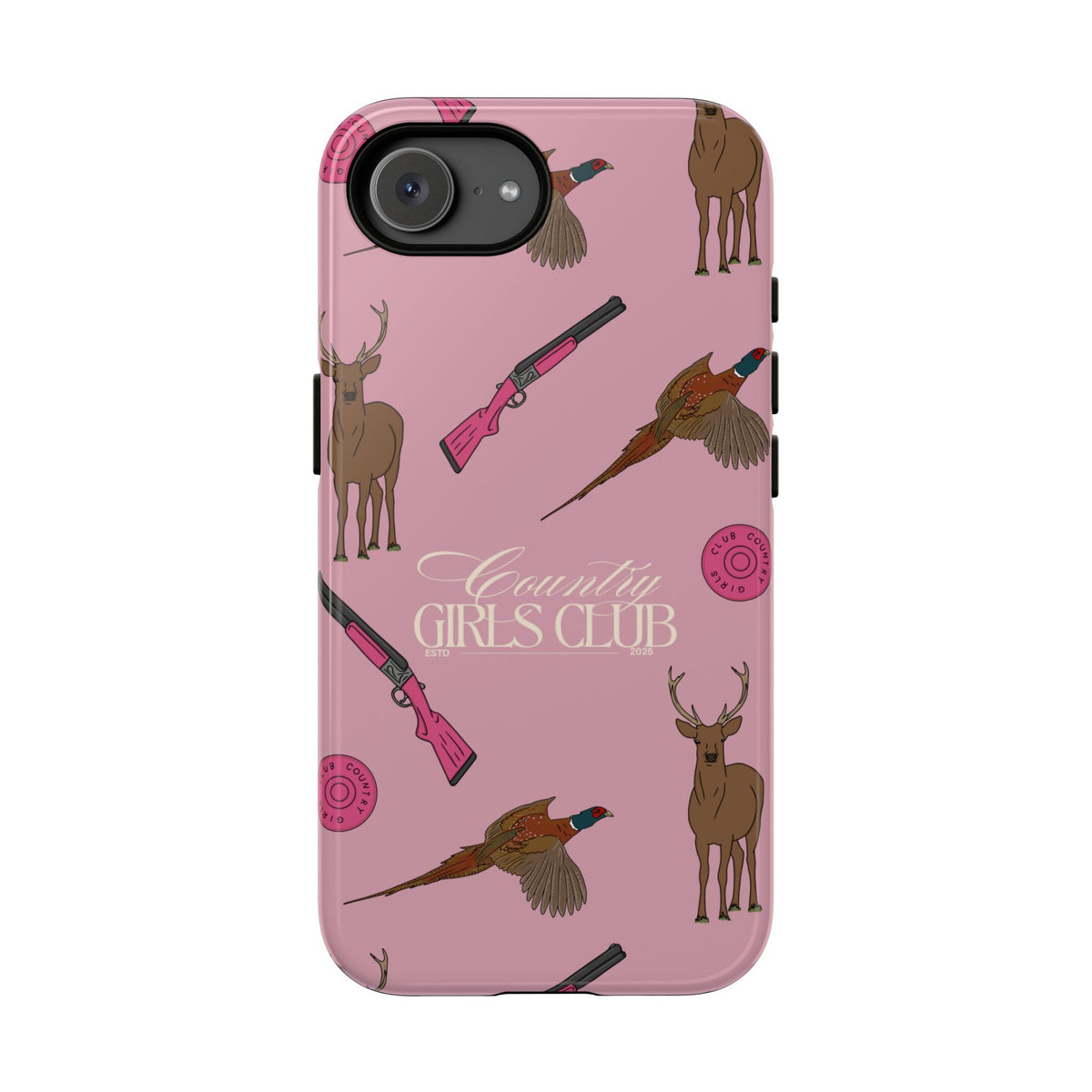 Dusty Pink Girls Love Guns Case  | CGC x Country Cases