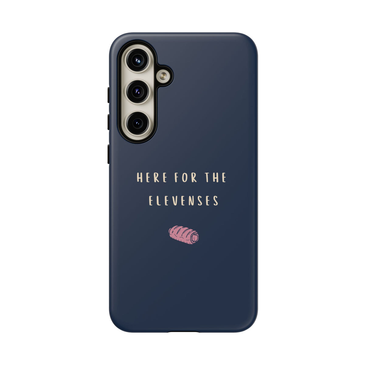 Navy & Pink 'Here for the Elevenses' Case