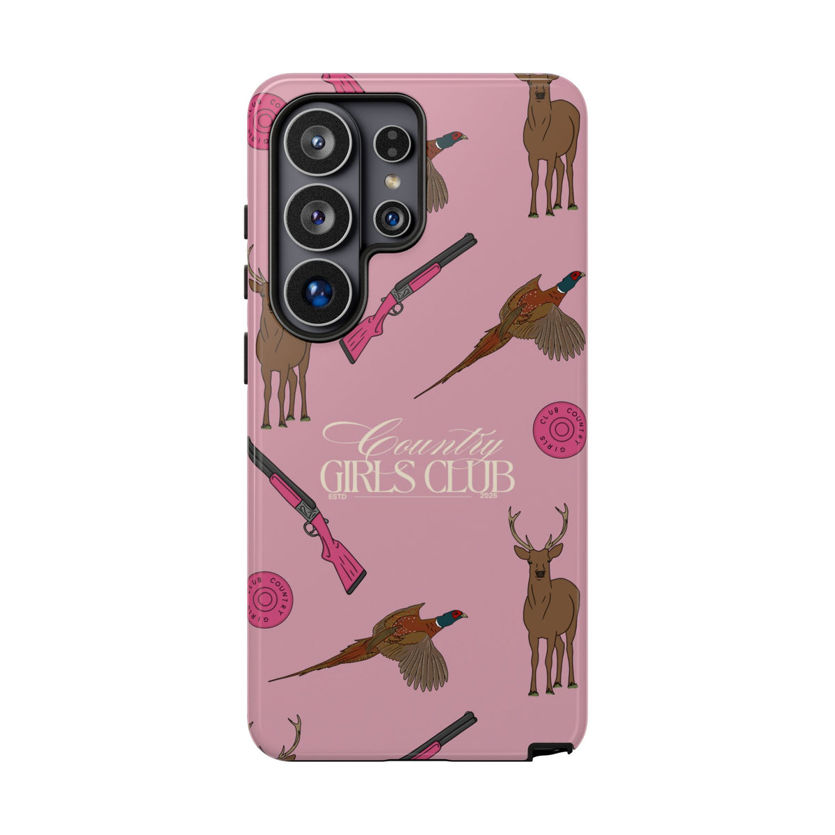 Dusty Pink Girls Love Guns Case  | CGC x Country Cases