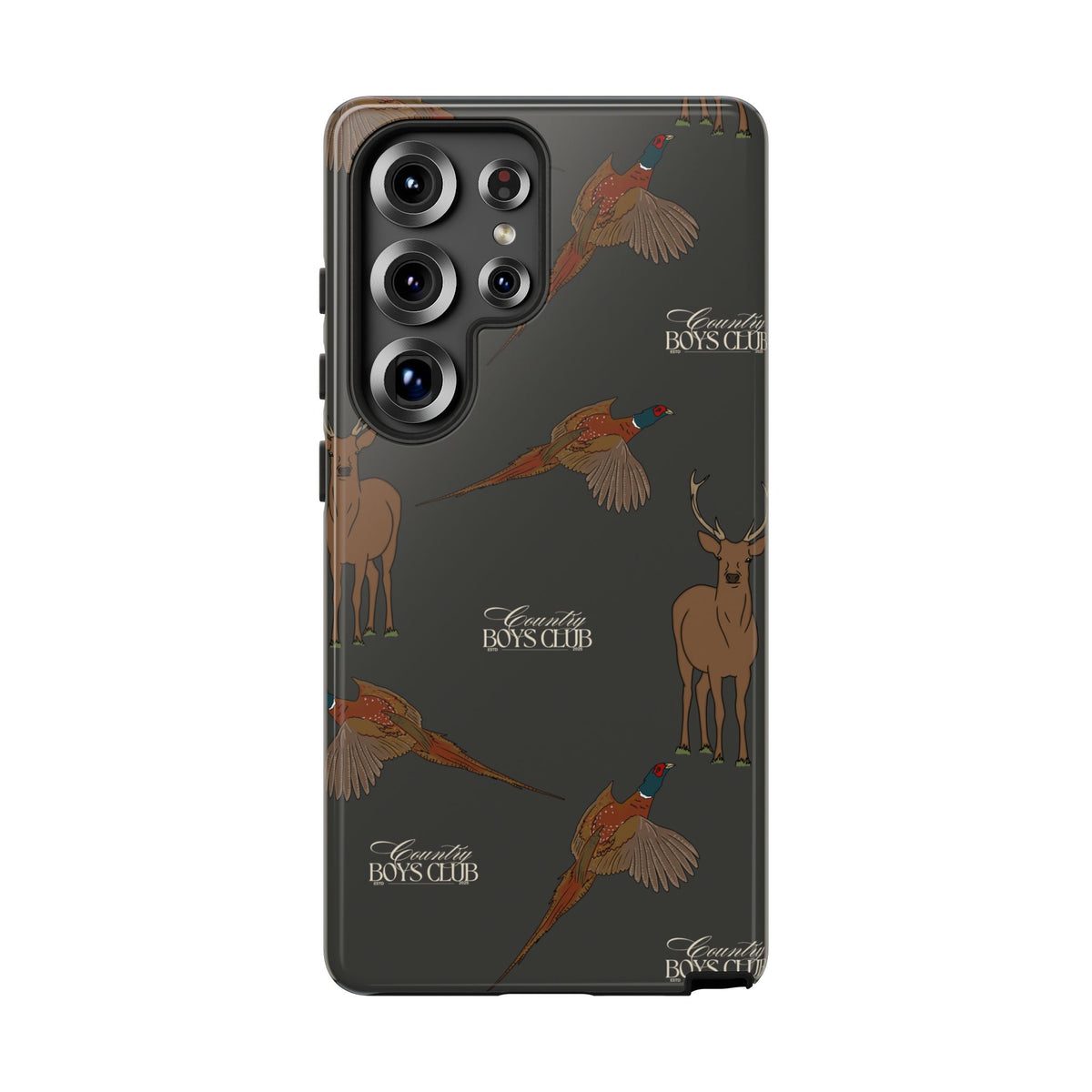 Charcoal 'Boys Stags & Pheasants' Case  | CBC x Country Cases
