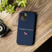 Navy & Pink 'Hounds Please' Case