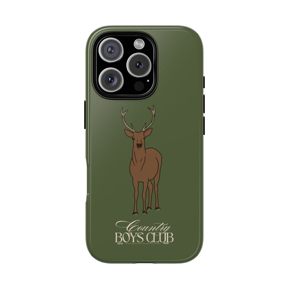 Green Country Boys Club Deer Stalking Case  | CGC x Country Cases