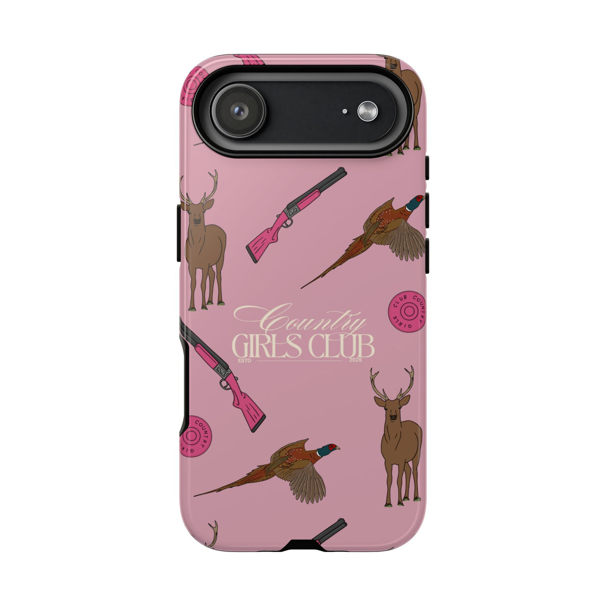 Dusty Pink Girls Love Guns Case  | CGC x Country Cases