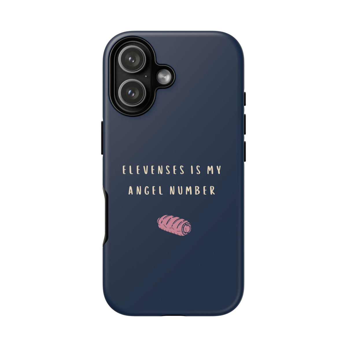 Navy & Pink 'Elevenses Is My Angel Number' Case