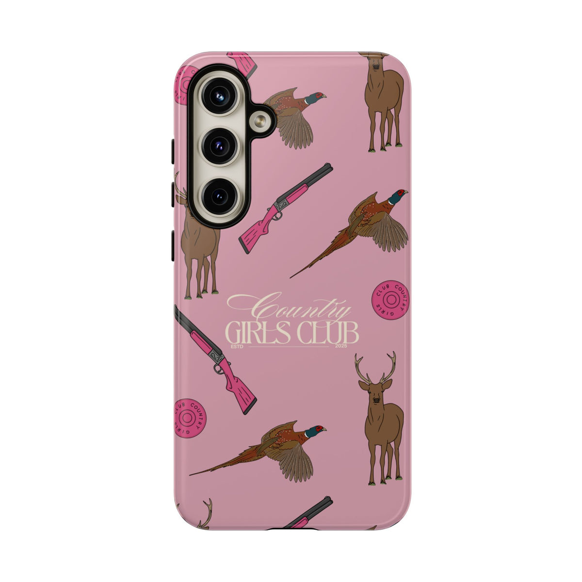 Dusty Pink Girls Love Guns Case  | CGC x Country Cases