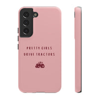 Pink & Burgundy 'Pretty Girls Drive Tractors' Case