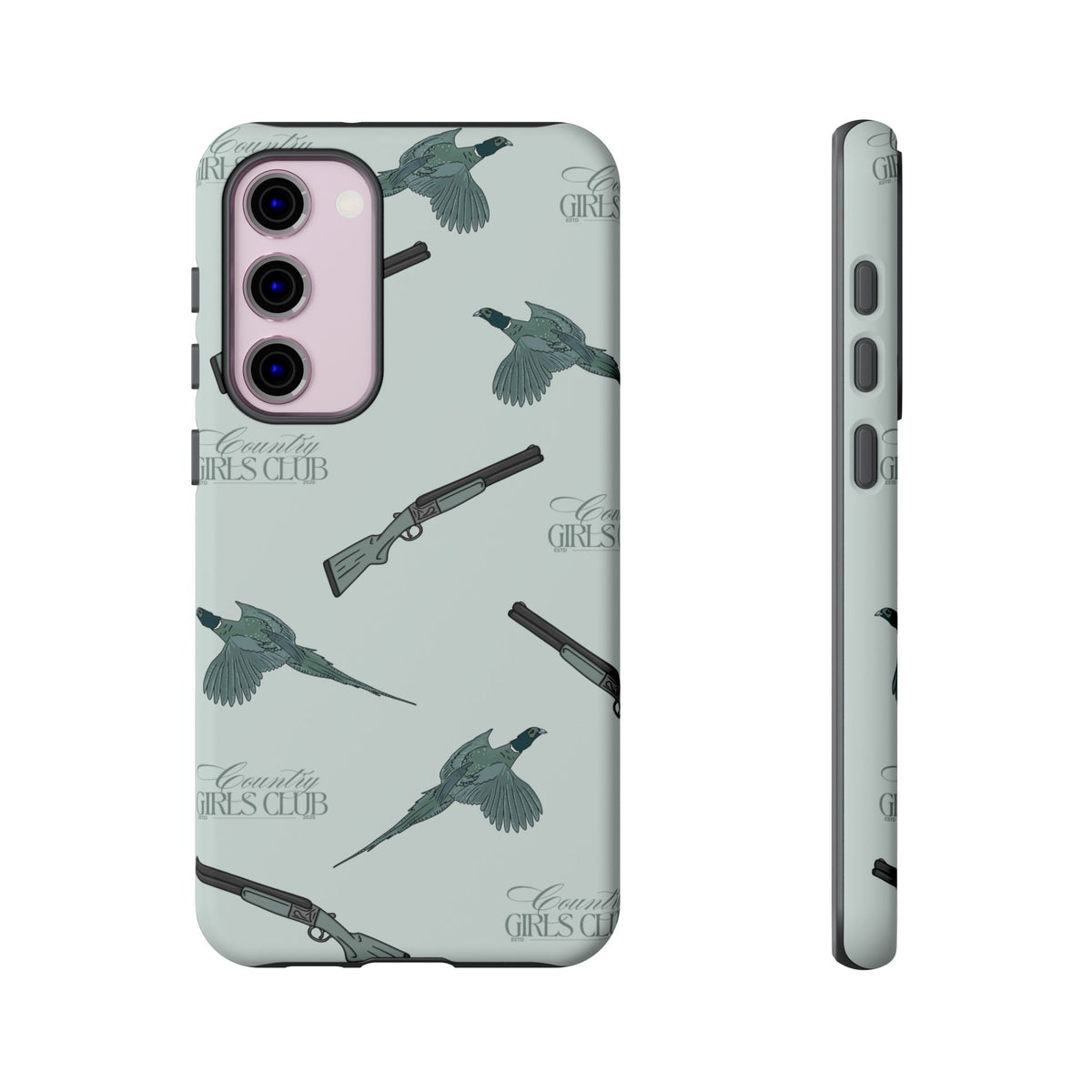 Blue 'Girls Pheasants & Shotguns' Case  | CGC x Country Cases