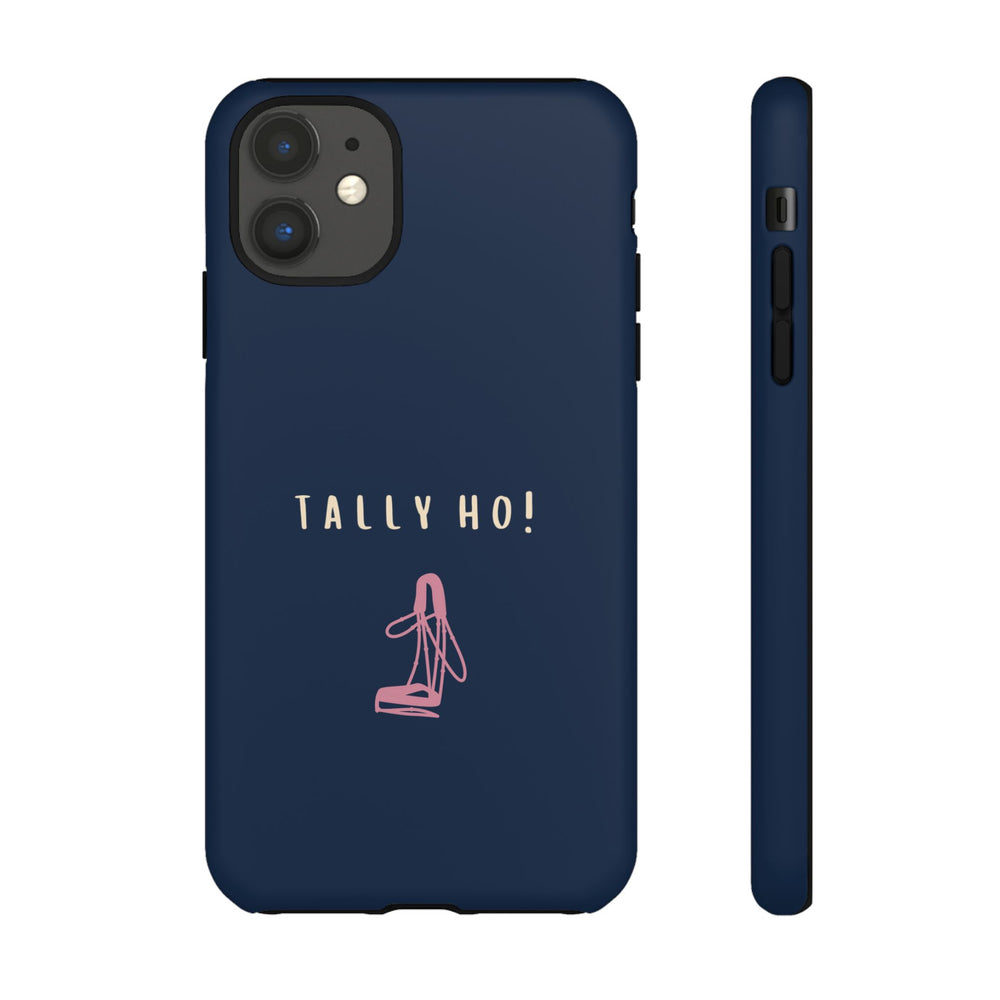 Navy & Pink 'Tally Ho!' (Bridle)