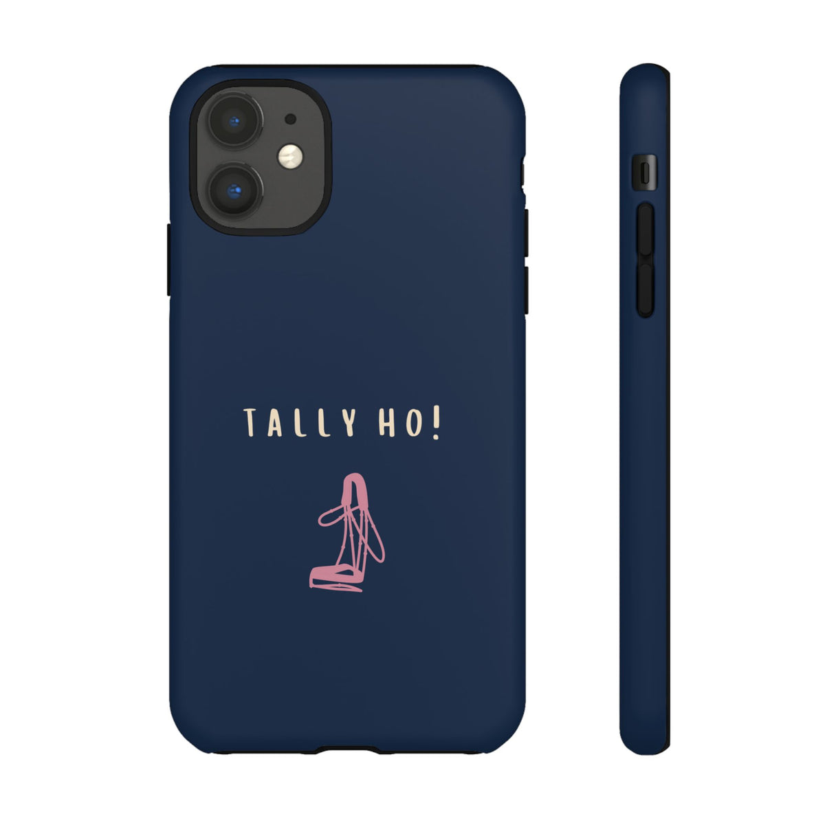 Navy & Pink 'Tally Ho!' (Bridle)