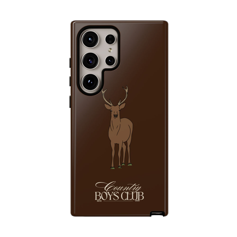 Chestnut Brown 'Country Boys Club Deer' Case  | CBC x Country Cases