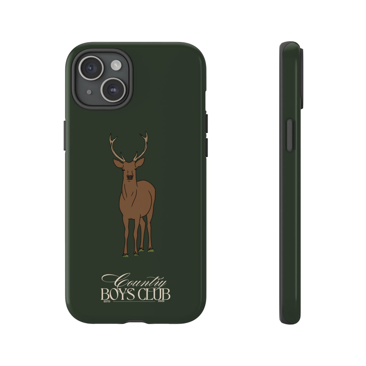 Field Green 'Country Boys Club Stag' Case  | CGC x Country Cases