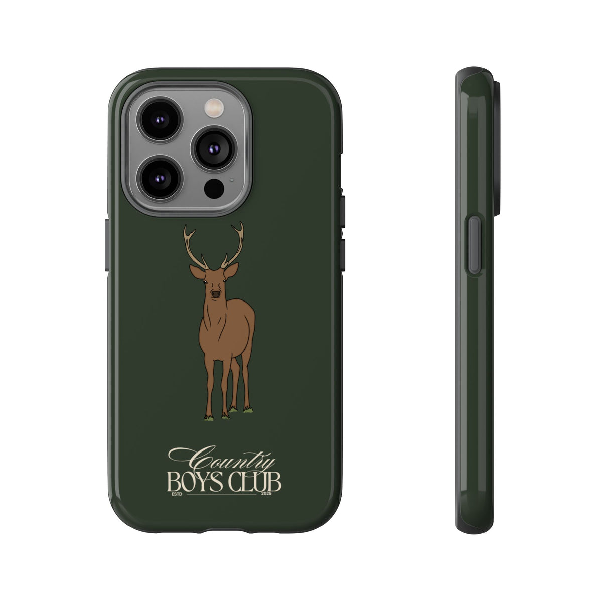 Field Green 'Country Boys Club Stag' Case  | CGC x Country Cases
