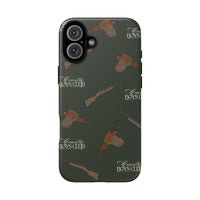 Field Green 'Boys Pheasants & Shotguns' Case  | CBC x Country Cases