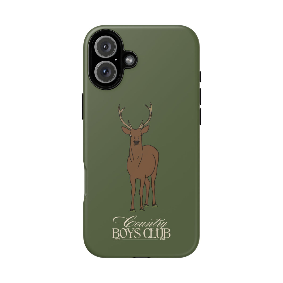 Green Country Boys Club Deer Stalking Case  | CGC x Country Cases