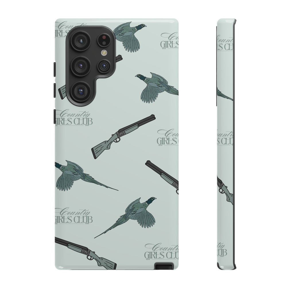 Blue 'Girls Pheasants & Shotguns' Case  | CGC x Country Cases