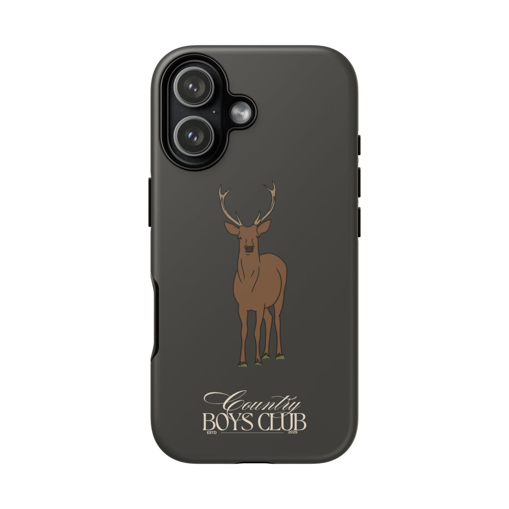 Charcoal 'Country Boys Club Stag' Case  | CGC x Country Cases
