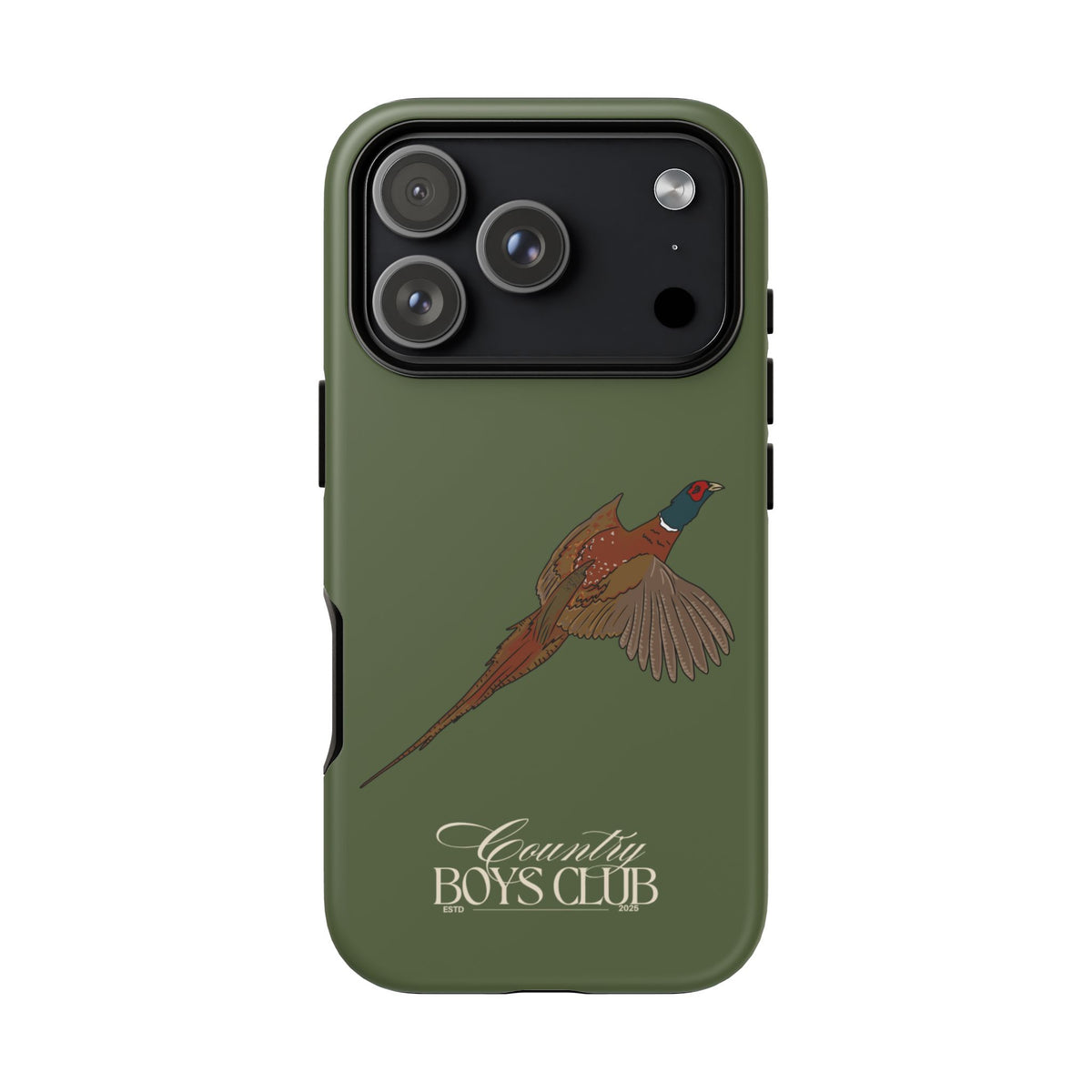 Green Country Boys Club Pheasant Case  | CGC x Country Cases