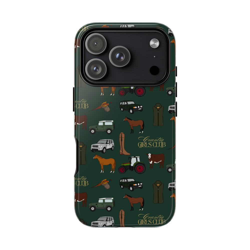 Green Country Girls Club x Country Cases iPhone Case