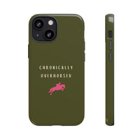 Green & Pink Chronically Overhorsed Case