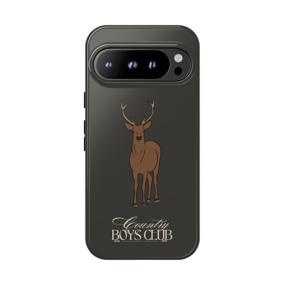 Charcoal 'Country Boys Club Stag' Case  | CGC x Country Cases
