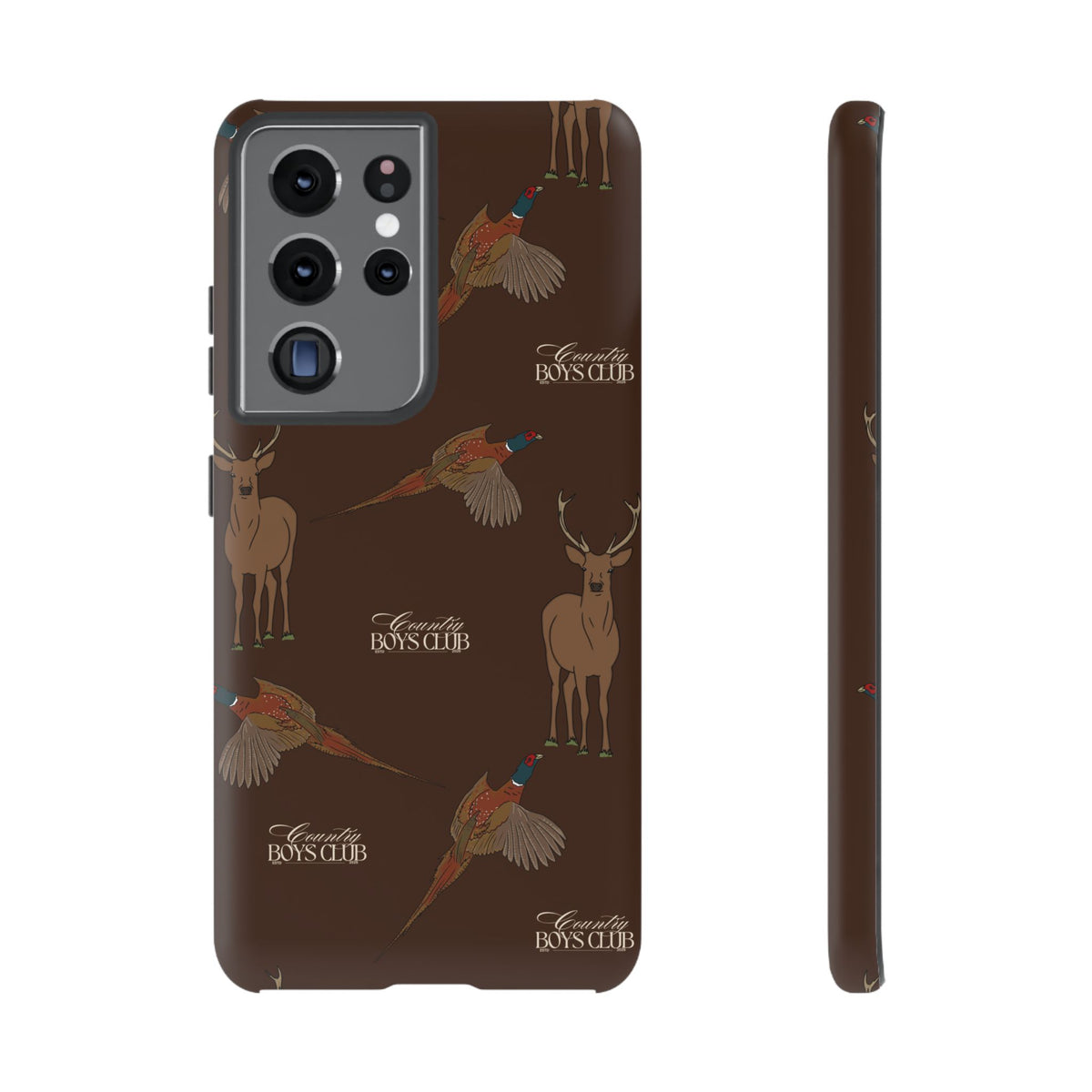 Chestnut Brown 'Boys Stags & Pheasants' Case  | CBC x Country Cases