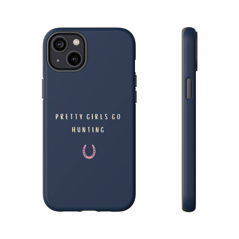 Copy of Navy & Pink 'Pretty Girls Go Hunting' (Horse Shoe)