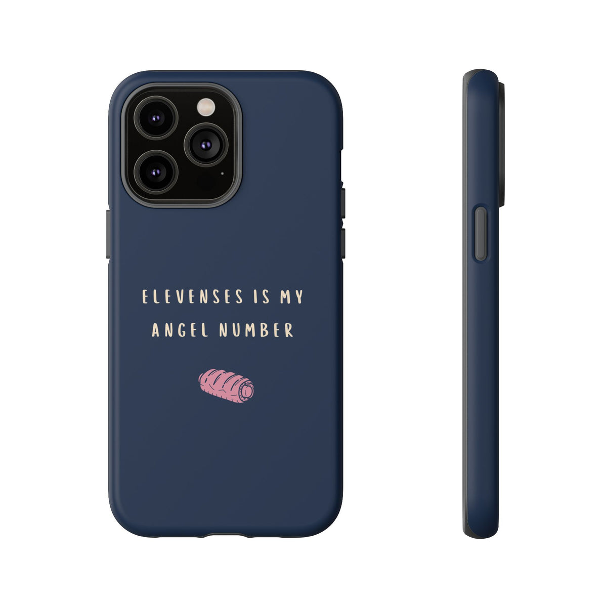 Navy & Pink 'Elevenses Is My Angel Number' Case
