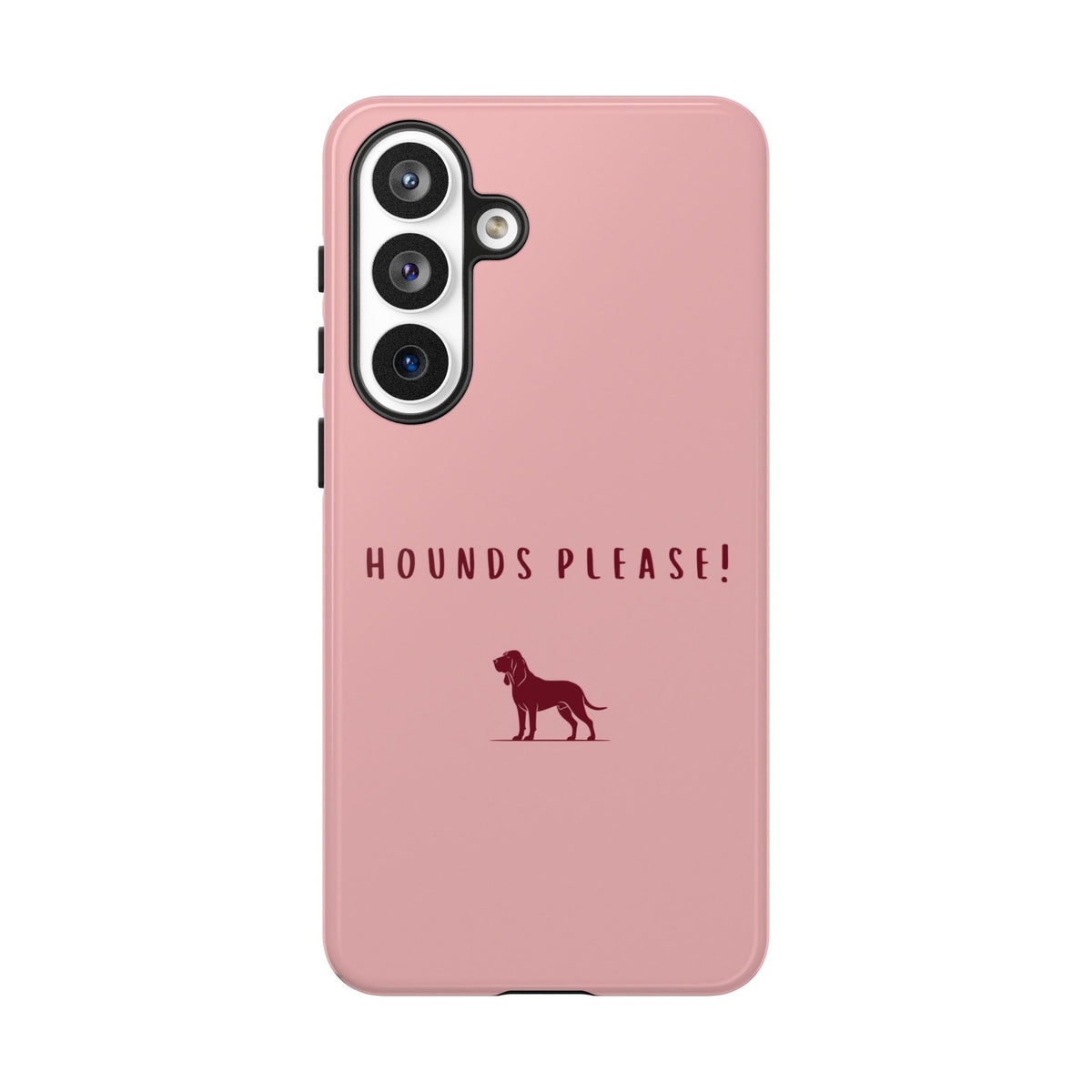 Pink & Burgundy 'Hounds Please' Case