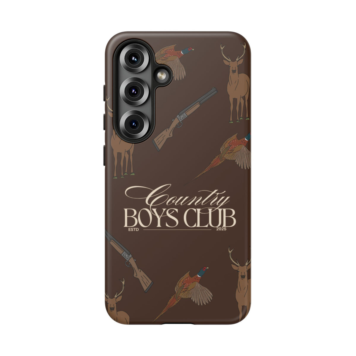 Chestnut Brown 'Boys Love Guns' Case  | CBC x Country Cases