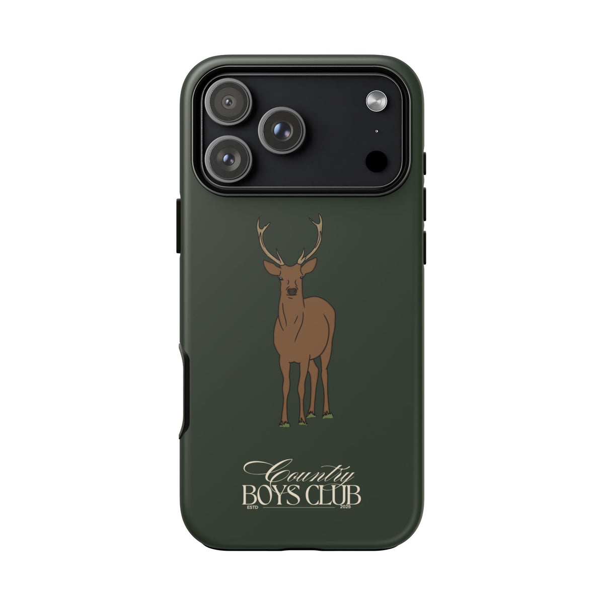 Field Green 'Country Boys Club Stag' Case  | CGC x Country Cases