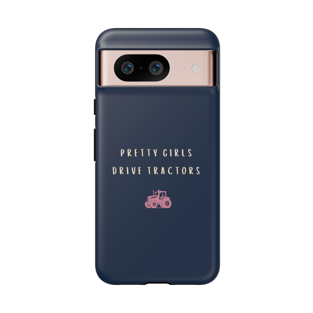 Navy & Pink 'Pretty Girls Drive Tractors' Case