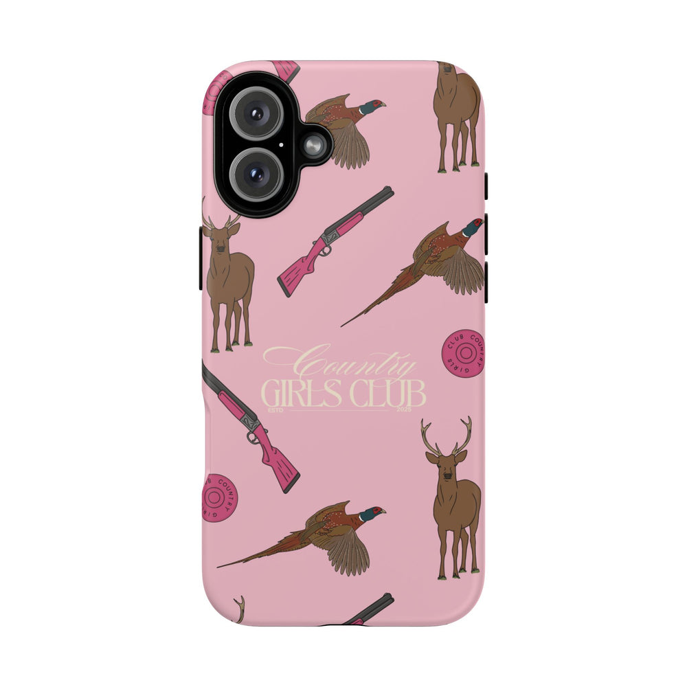 Pale Pink Girls Love Guns Case  | CGC x Country Cases