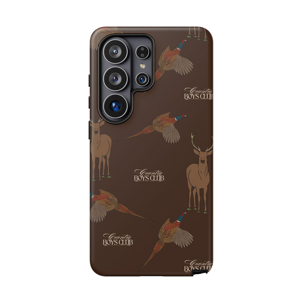 Chestnut Brown 'Boys Stags & Pheasants' Case  | CBC x Country Cases