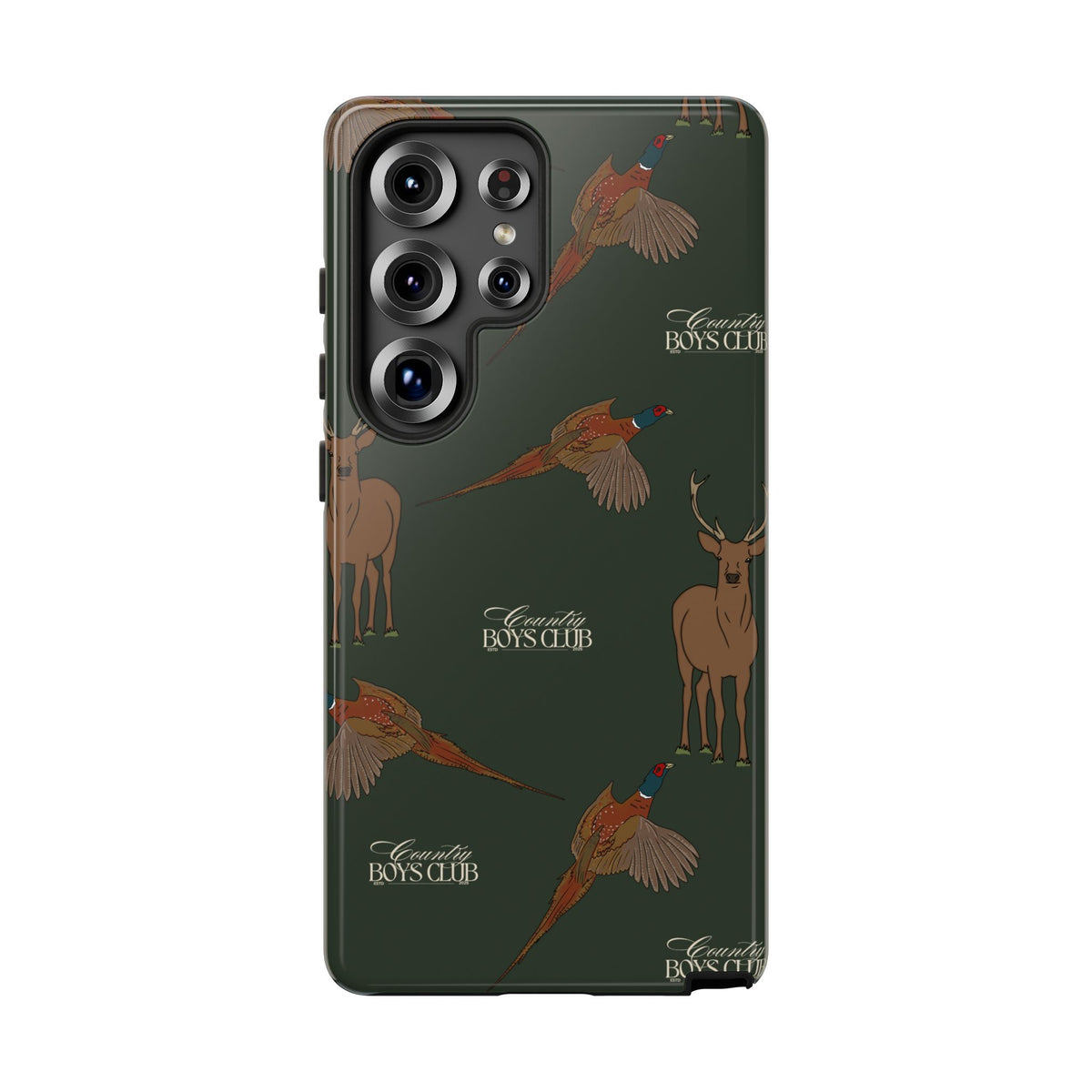 Field Green 'Boys Stags & Pheasants' Case  | CBC x Country Cases