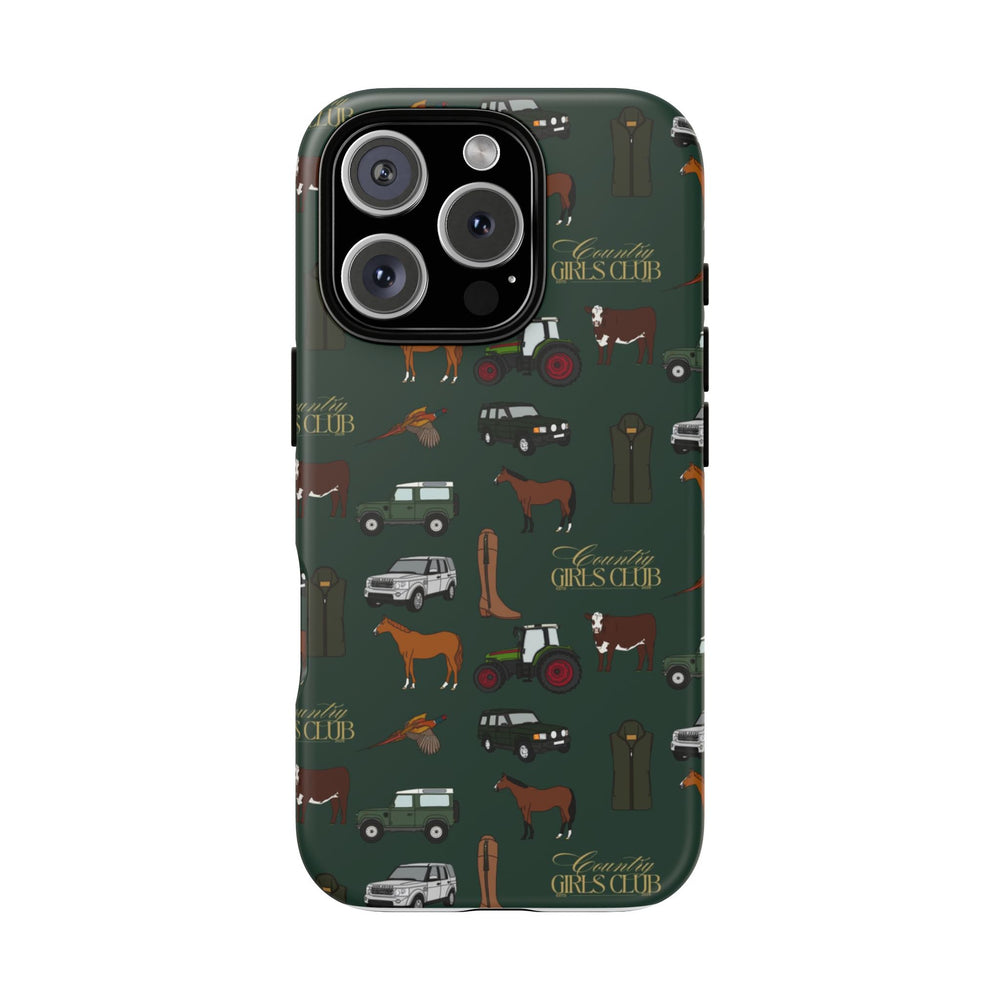 Green Country Girls Club x Country Cases iPhone Case