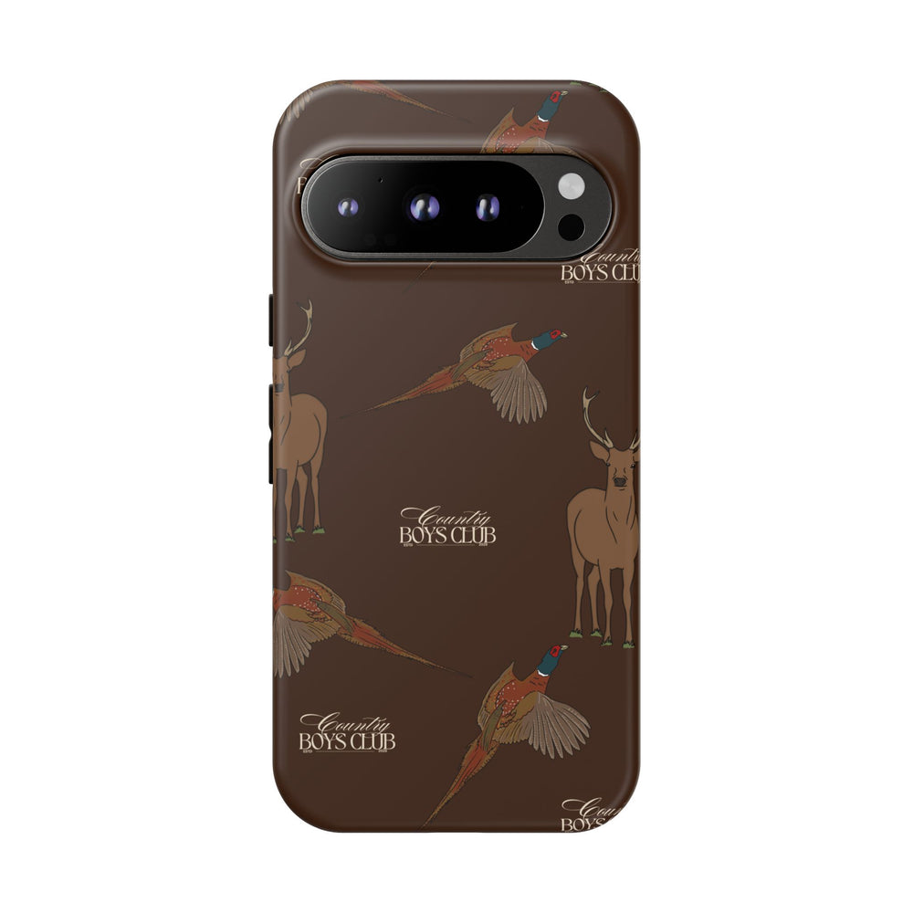 Chestnut Brown 'Boys Stags & Pheasants' Case  | CBC x Country Cases