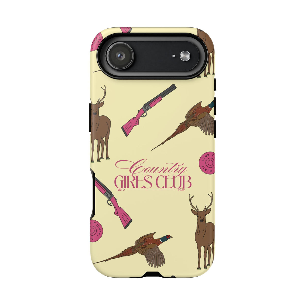 Butter Yellow 'Girls Love Guns' Case  | CGC x Country Cases