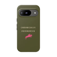 Green & Pink Chronically Overhorsed Case