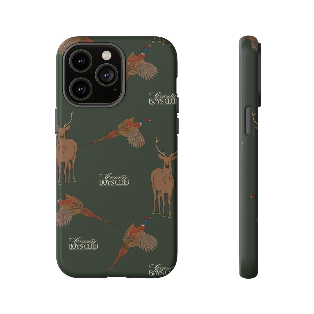 Field Green 'Boys Stags & Pheasants' Case  | CBC x Country Cases