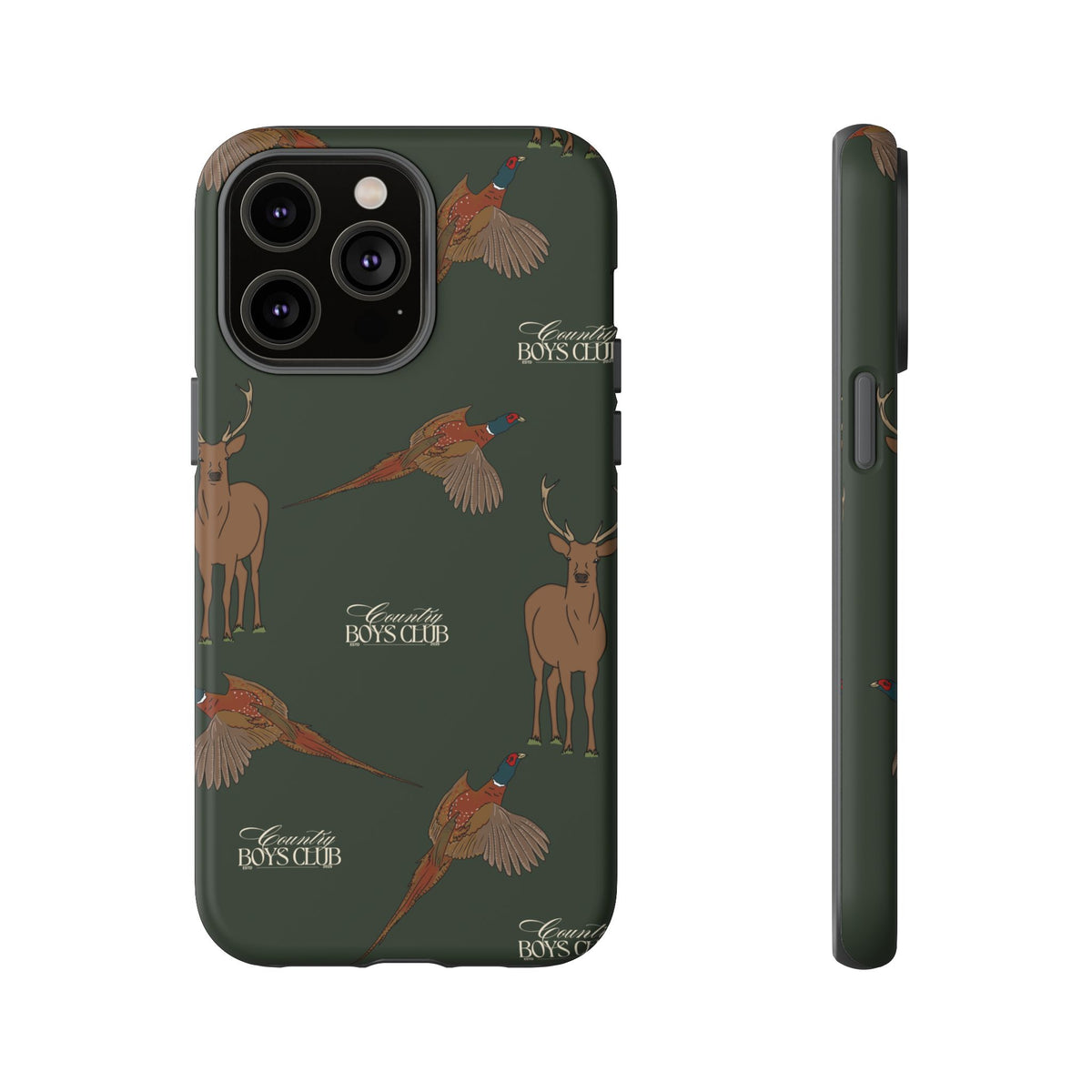 Field Green 'Boys Stags & Pheasants' Case  | CBC x Country Cases
