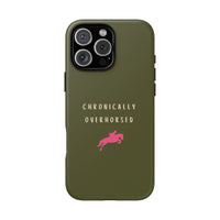 Green & Pink Chronically Overhorsed Case