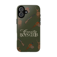 Forest Green Boys Love Guns Case  | CGC x Country Cases
