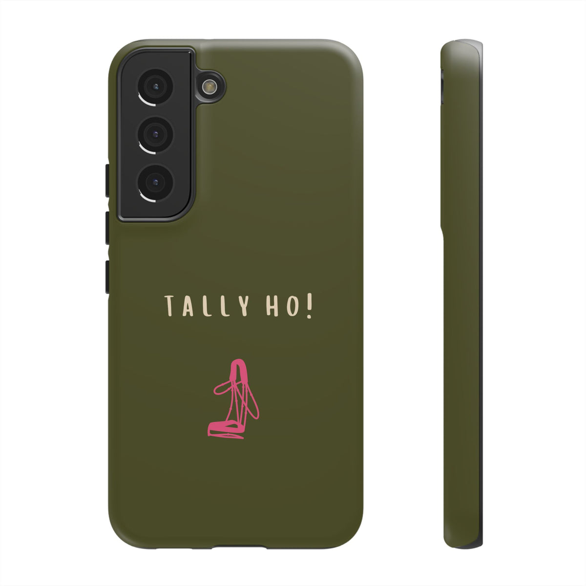 Green & Pink 'Tally Ho!' (Bridle)