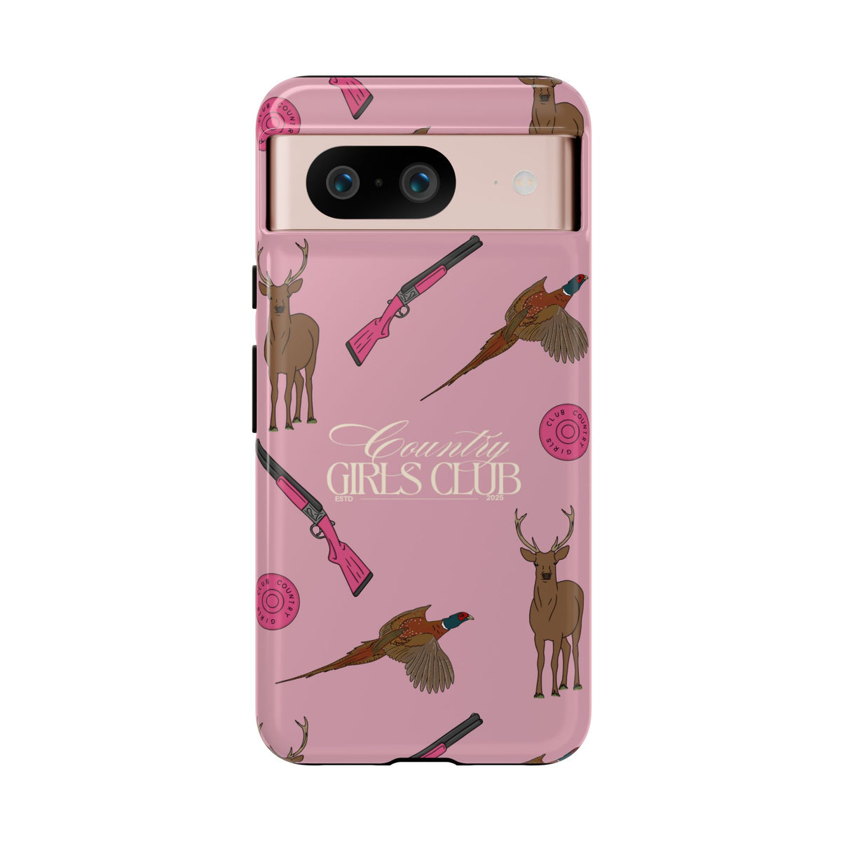 Dusty Pink 'Girls Love Guns' Case  | CGC x Country Cases