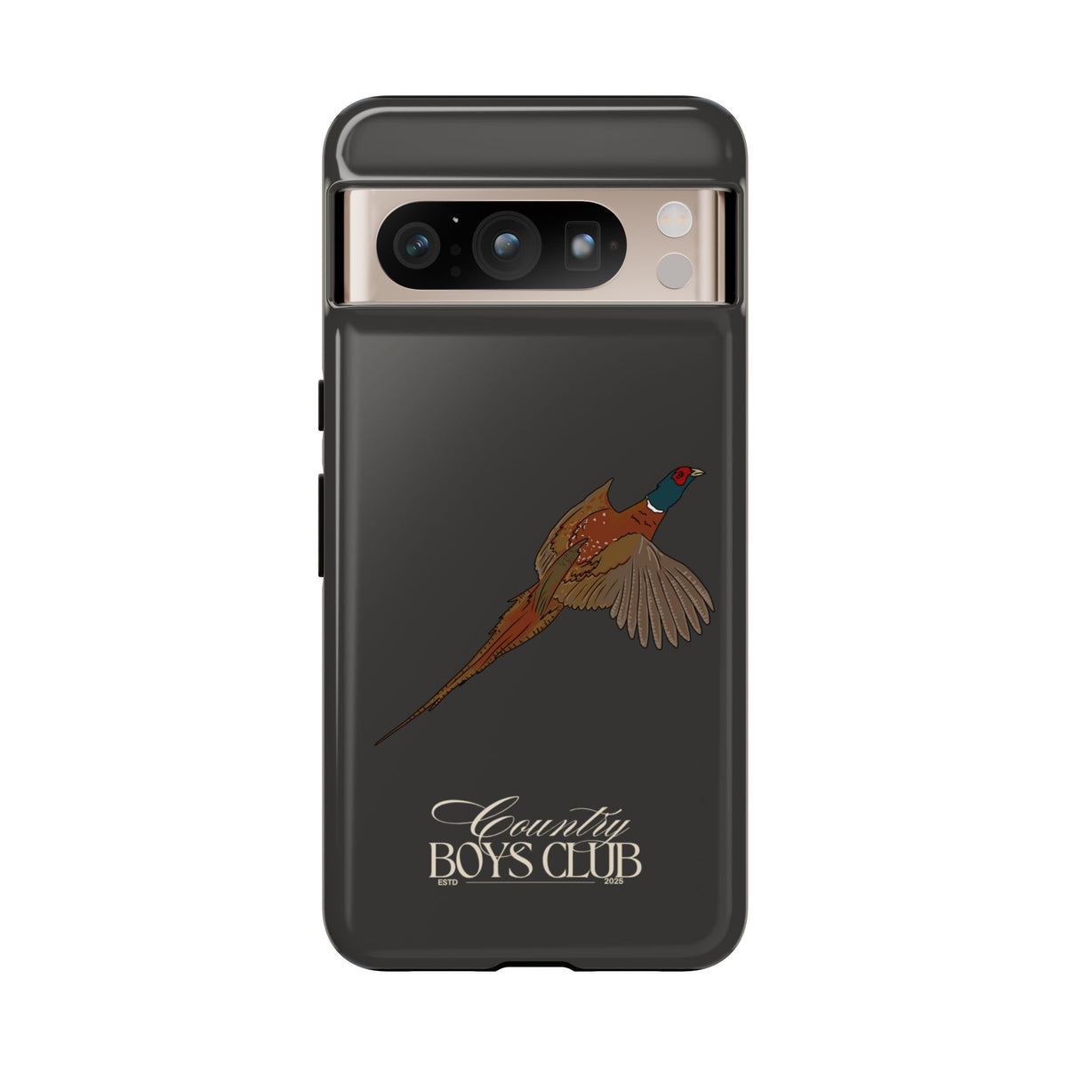 Charcoal 'Country Boys Club Pheasant' Case  | CGC x Country Cases