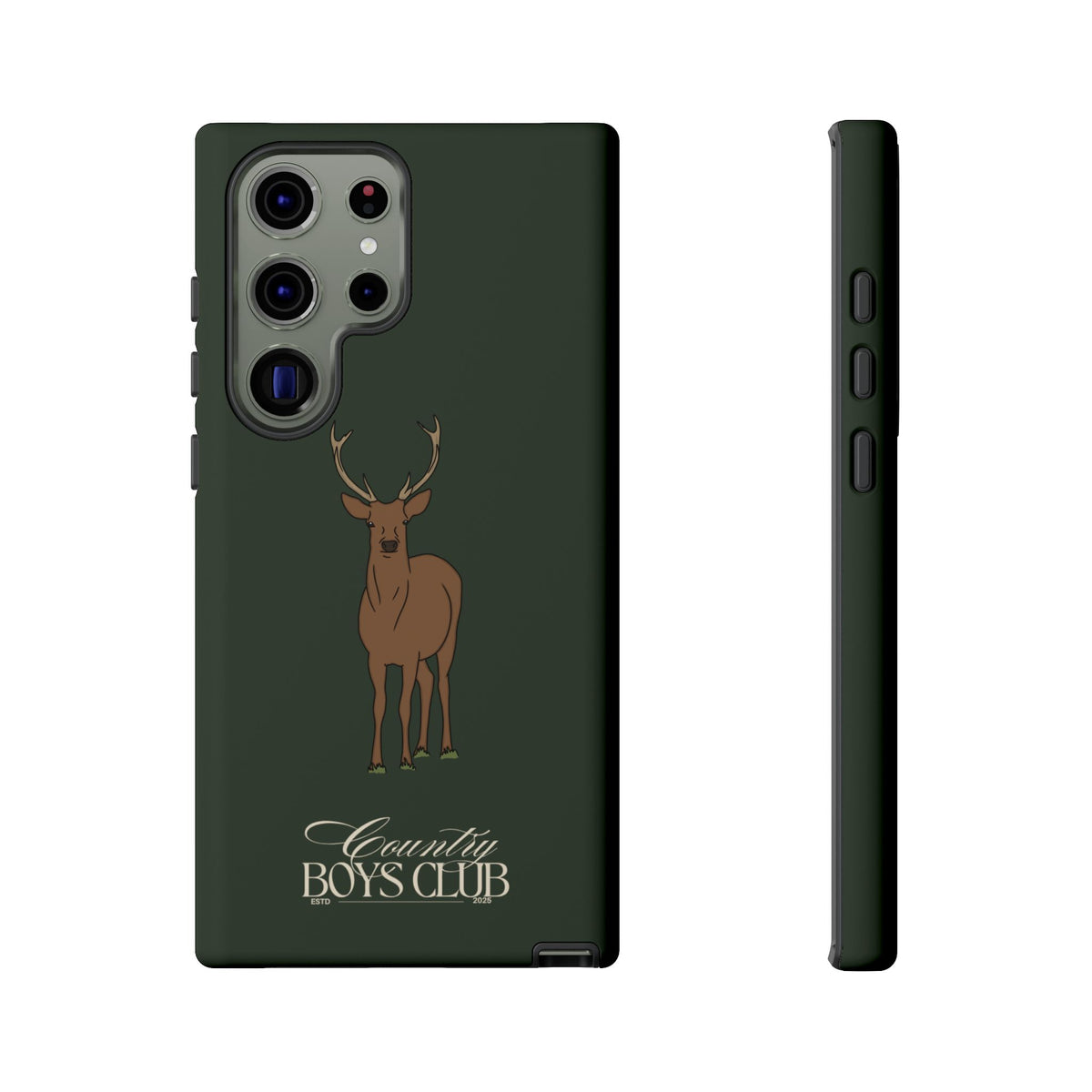 Field Green 'Country Boys Club Stag' Case  | CGC x Country Cases