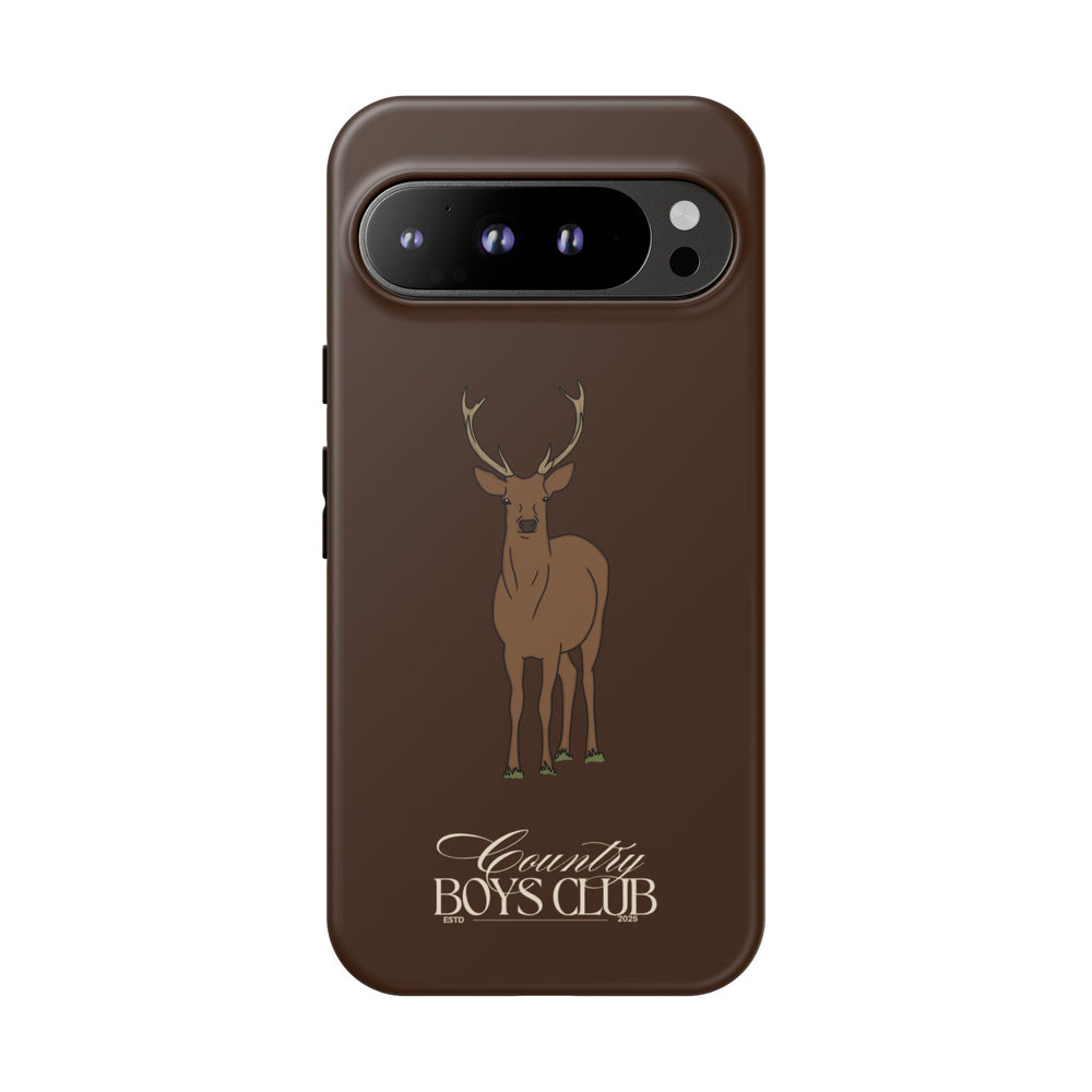 Chestnut Brown 'Country Boys Club Deer' Case  | CBC x Country Cases