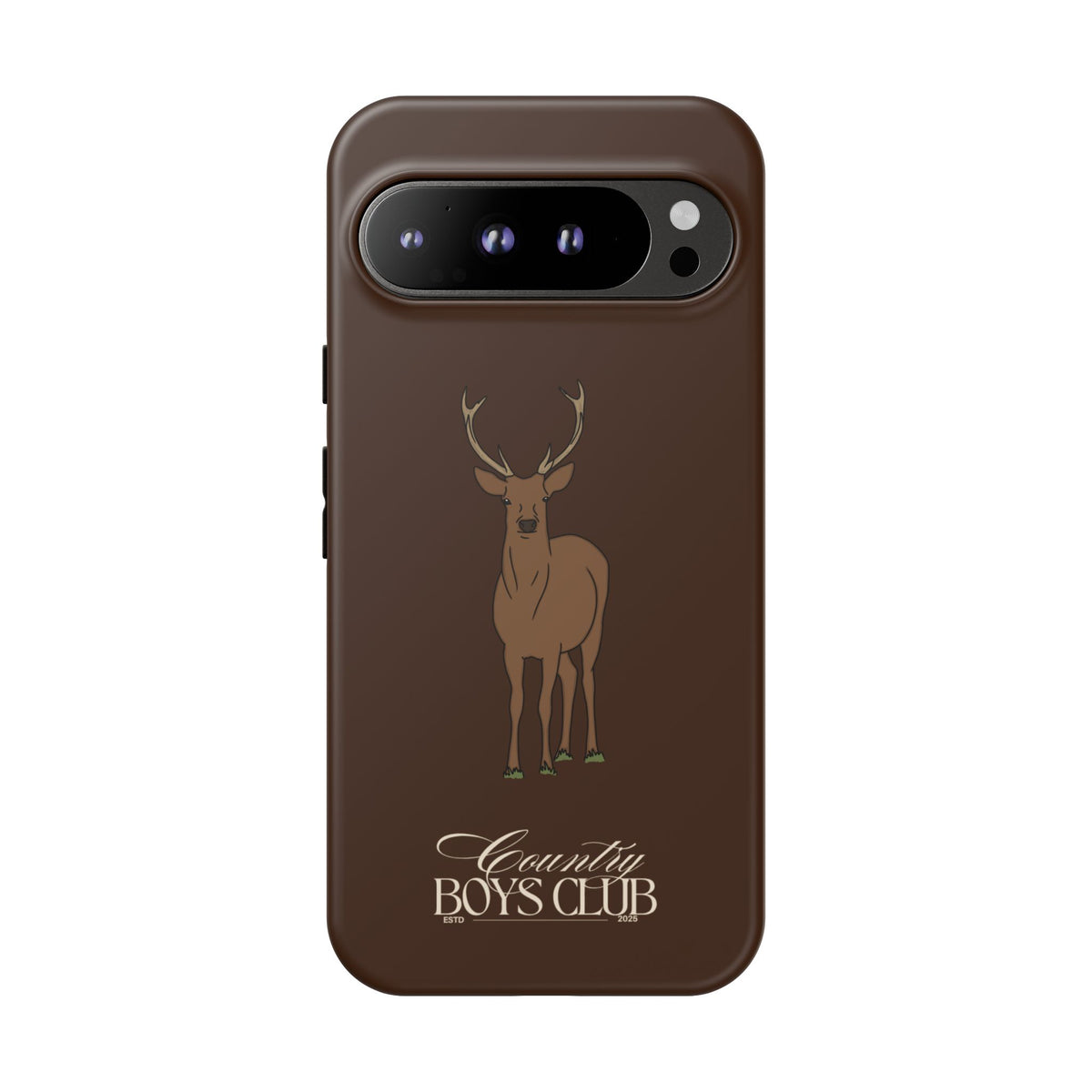 Chestnut Brown 'Country Boys Club Deer' Case  | CBC x Country Cases